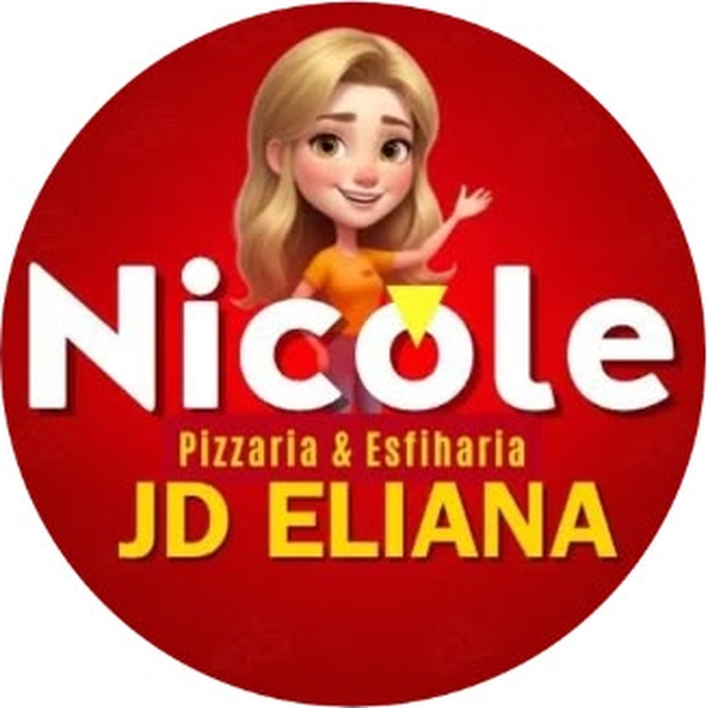 Logotipo da Nicole Pizzaria & Esfiharia JD Eliana, cliente da Assessoria Univision