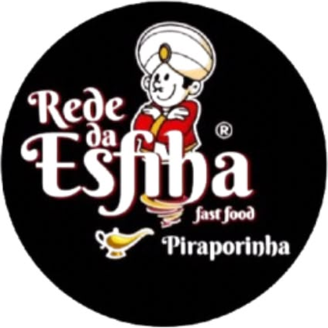 Logotipo da Rede da Esfiha Fast Food Pirapoinha, cliente da Assessoria Univision
