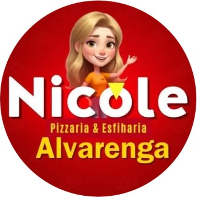Logotipo da Nicole Pizzaria & Esfiharia Alvarenga, cliente da Assessoria Univision