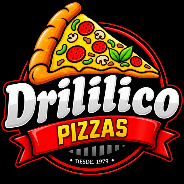 Logotipo da Drililico Pizzas, cliente da Assessoria Univision