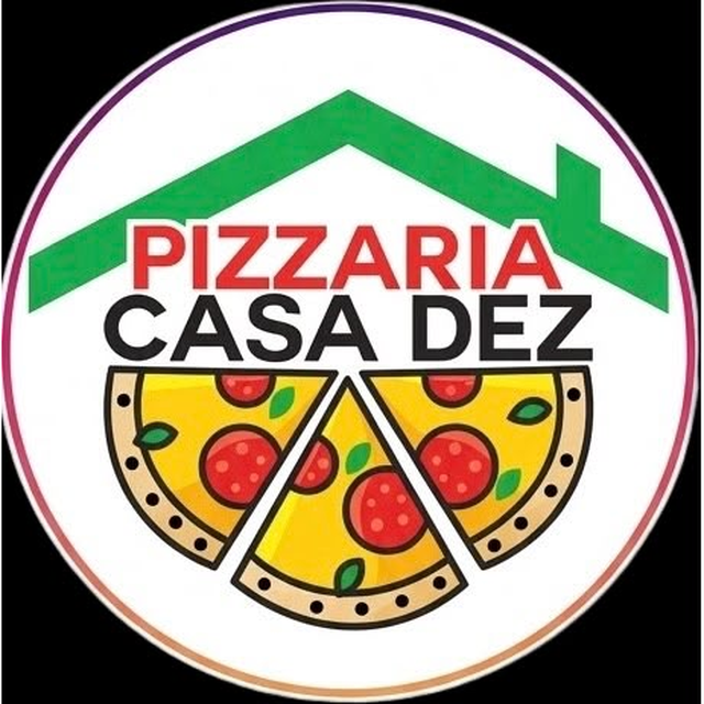 Logotipo da Pizzaria Casa Dez, cliente da Assessoria Univision